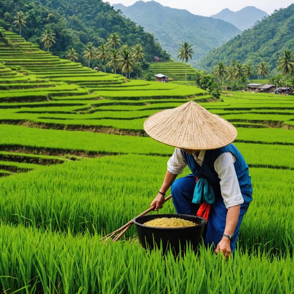 Comment choisir une croisière qui propose des visites de plantations de riz en Asie?
