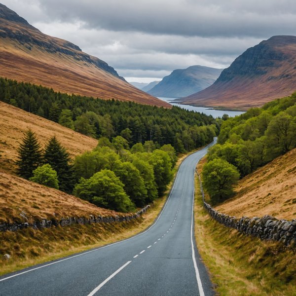 Quels conseils pour un road trip à travers les Highlands écossais?